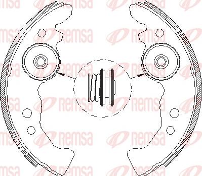 Remsa 4617.00 - Bremžu loki ps1.lv