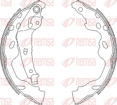 Remsa 4187.00 - Bremžu loki ps1.lv