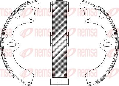 Remsa 4345.00 - Bremžu loki ps1.lv