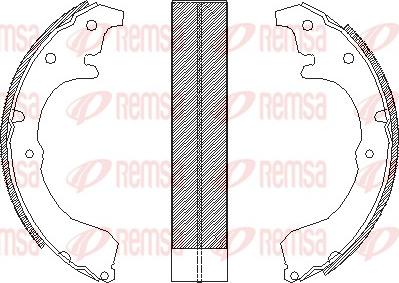 Remsa 4321.00 - Bremžu loki ps1.lv