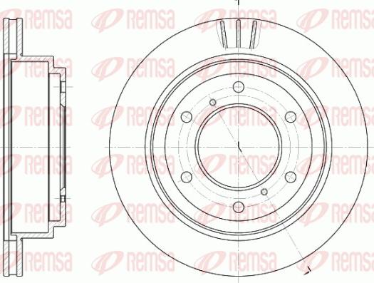 Remsa 6955.10 - Bremžu diski ps1.lv