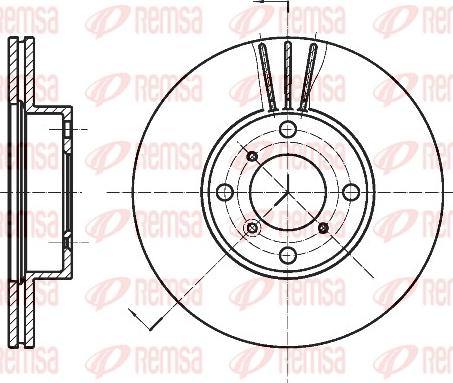 Remsa 6950.10 - Bremžu diski ps1.lv