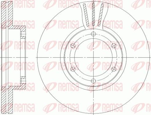 Remsa 6951.10 - Bremžu diski ps1.lv