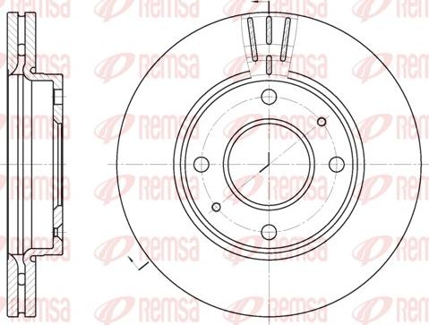 Remsa 6987.10 - Bremžu diski ps1.lv