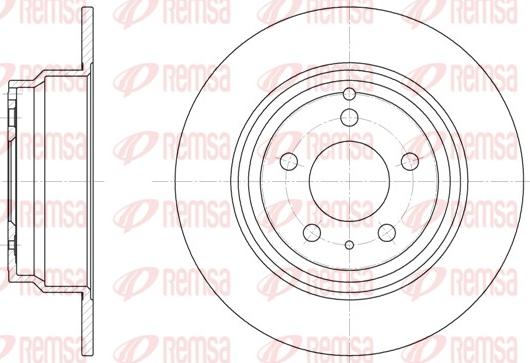 Remsa 6411.00 - Bremžu diski ps1.lv