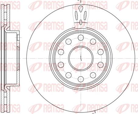 Remsa 6478.10 - Bremžu diski ps1.lv