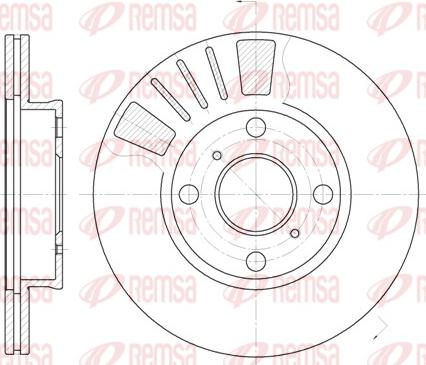 Remsa 6569.10 - Bremžu diski ps1.lv