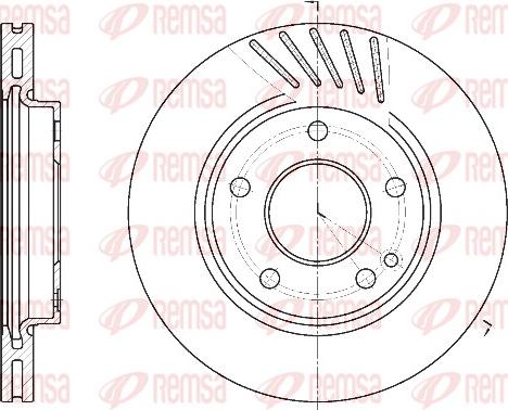 Remsa 6527.10 - Bremžu diski ps1.lv