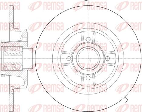 Remsa 6698.20 - Bremžu diski ps1.lv