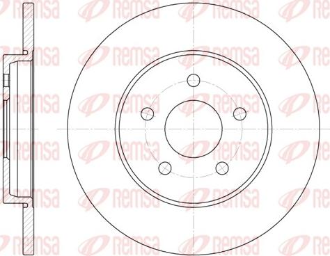 Remsa 6661.00 - Bremžu diski ps1.lv