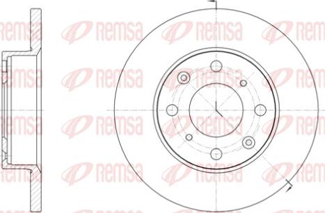 Remsa 6040.00 - Bremžu diski ps1.lv