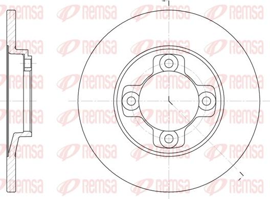 Remsa 6031.00 - Bremžu diski ps1.lv