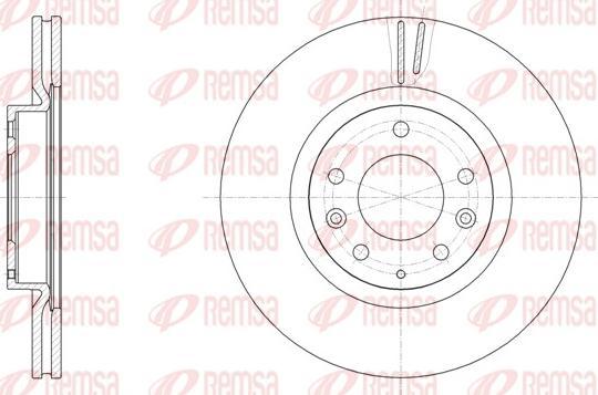 Remsa 61943.10 - Bremžu diski ps1.lv