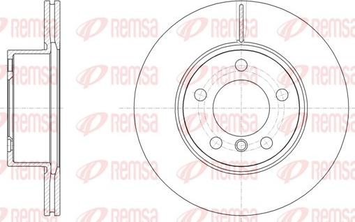 Remsa 61449.10 - Bremžu diski ps1.lv