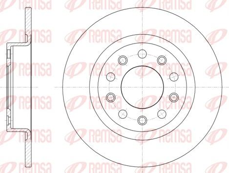 Remsa 61445.00 - Bremžu diski ps1.lv