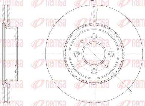 Remsa 61463.10 - Bremžu diski ps1.lv