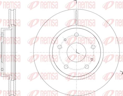 Remsa 61423.10 - Bremžu diski ps1.lv