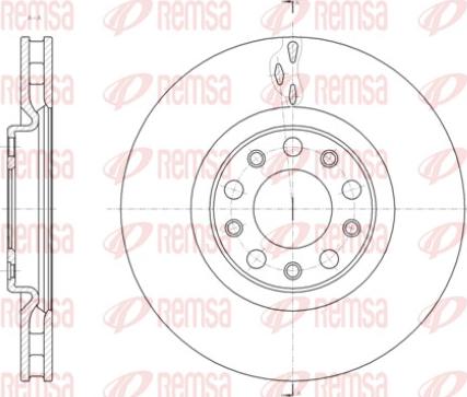 Remsa 61427.10 - Bremžu diski ps1.lv