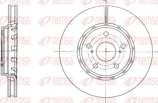 Remsa 61593.10 - Bremžu diski ps1.lv