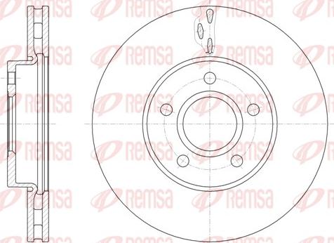 Remsa 61560.10 - Bremžu diski ps1.lv