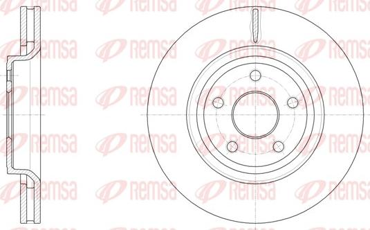 Remsa 61512.10 - Bremžu diski ps1.lv