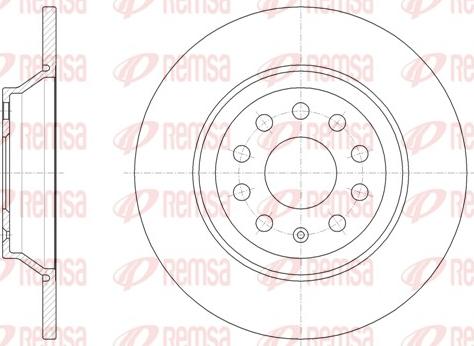 Remsa 61587.00 - Bremžu diski ps1.lv