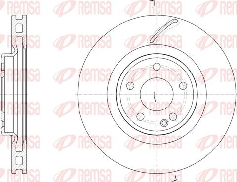 Remsa 61524.10 - Bremžu diski ps1.lv