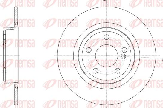 Remsa 61523.00 - Bremžu diski ps1.lv