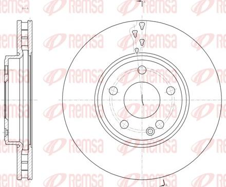 Remsa 61522.10 - Bremžu diski ps1.lv