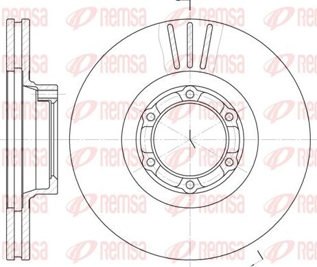 Remsa 6157.10 - Bremžu diski ps1.lv