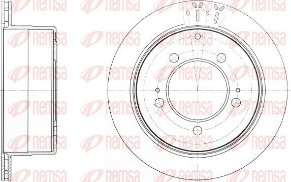 Remsa 61693.10 - Bremžu diski ps1.lv