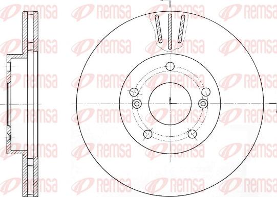 Remsa 61644.10 - Bremžu diski ps1.lv