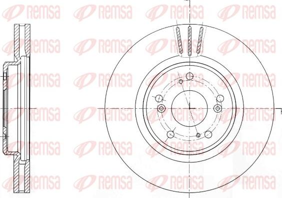 Remsa 61641.10 - Bremžu diski ps1.lv