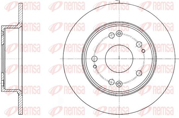 Remsa 61648.00 - Bremžu diski ps1.lv