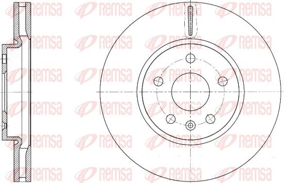 Remsa 61642.10 - Bremžu diski ps1.lv