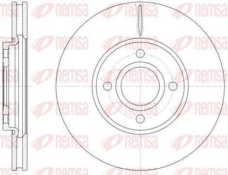 Remsa 61601.10 - Bremžu diski ps1.lv