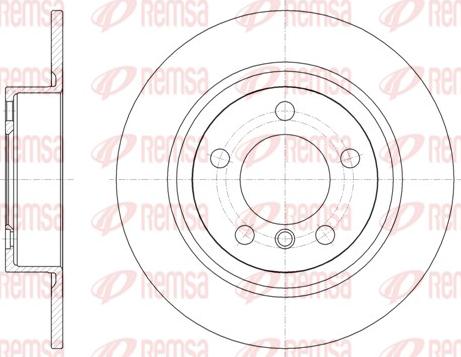 Remsa 61619.00 - Bremžu diski ps1.lv