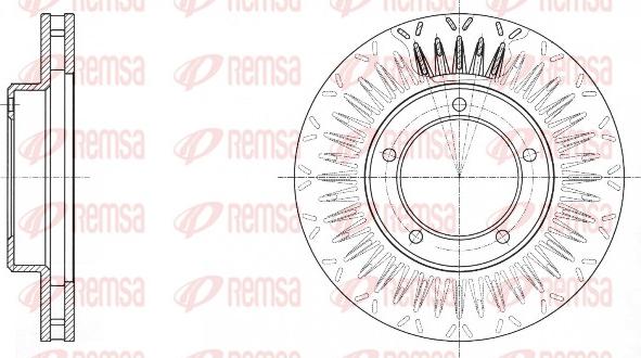 Remsa 61687.10 - Bremžu diski ps1.lv