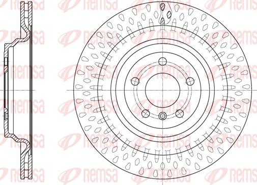 Remsa 61635.10 - Bremžu diski ps1.lv