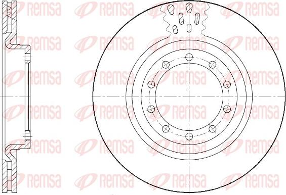 Remsa 61672.10 - Bremžu diski ps1.lv