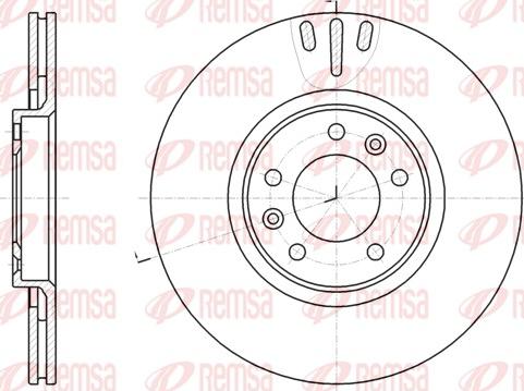 Remsa 61051.10 - Bremžu diski ps1.lv