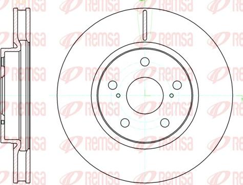 Remsa 61076.10 - Bremžu diski ps1.lv