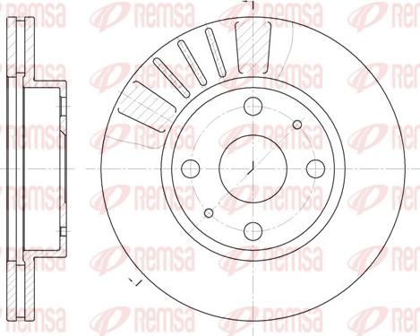 Remsa 6116.10 - Bremžu diski ps1.lv