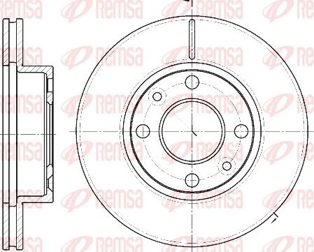 Remsa 61162.10 - Bremžu diski ps1.lv