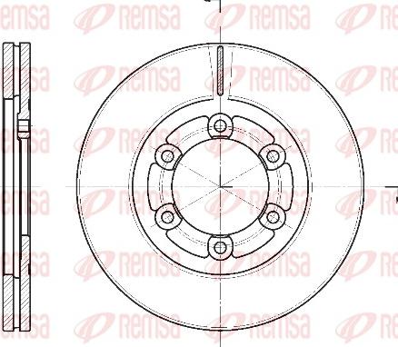 Remsa 61139.10 - Bremžu diski ps1.lv