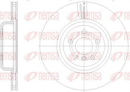 Remsa 61851.10 - Bremžu diski ps1.lv