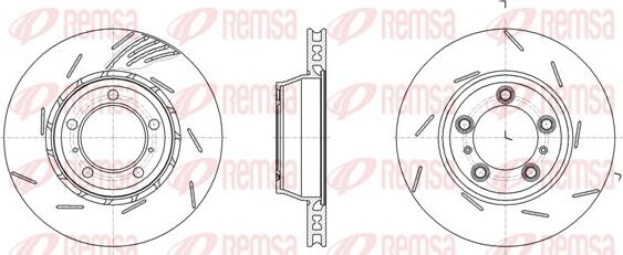 Remsa 61861.10 - Bremžu diski ps1.lv