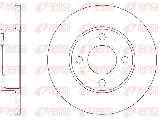 Remsa 6181.00 - Bremžu diski ps1.lv