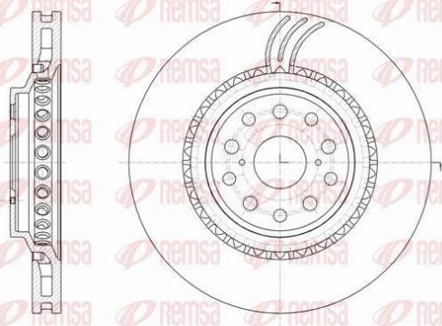 Remsa 61878.10 - Bremžu diski ps1.lv