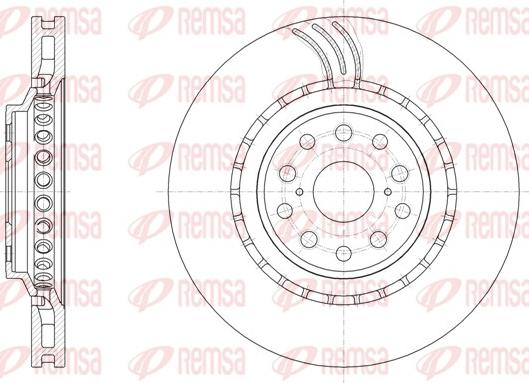 Remsa 61877.10 - Bremžu diski ps1.lv